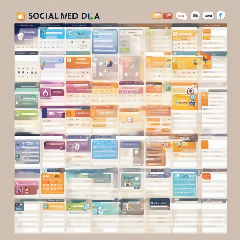 Social Media Calendar Template