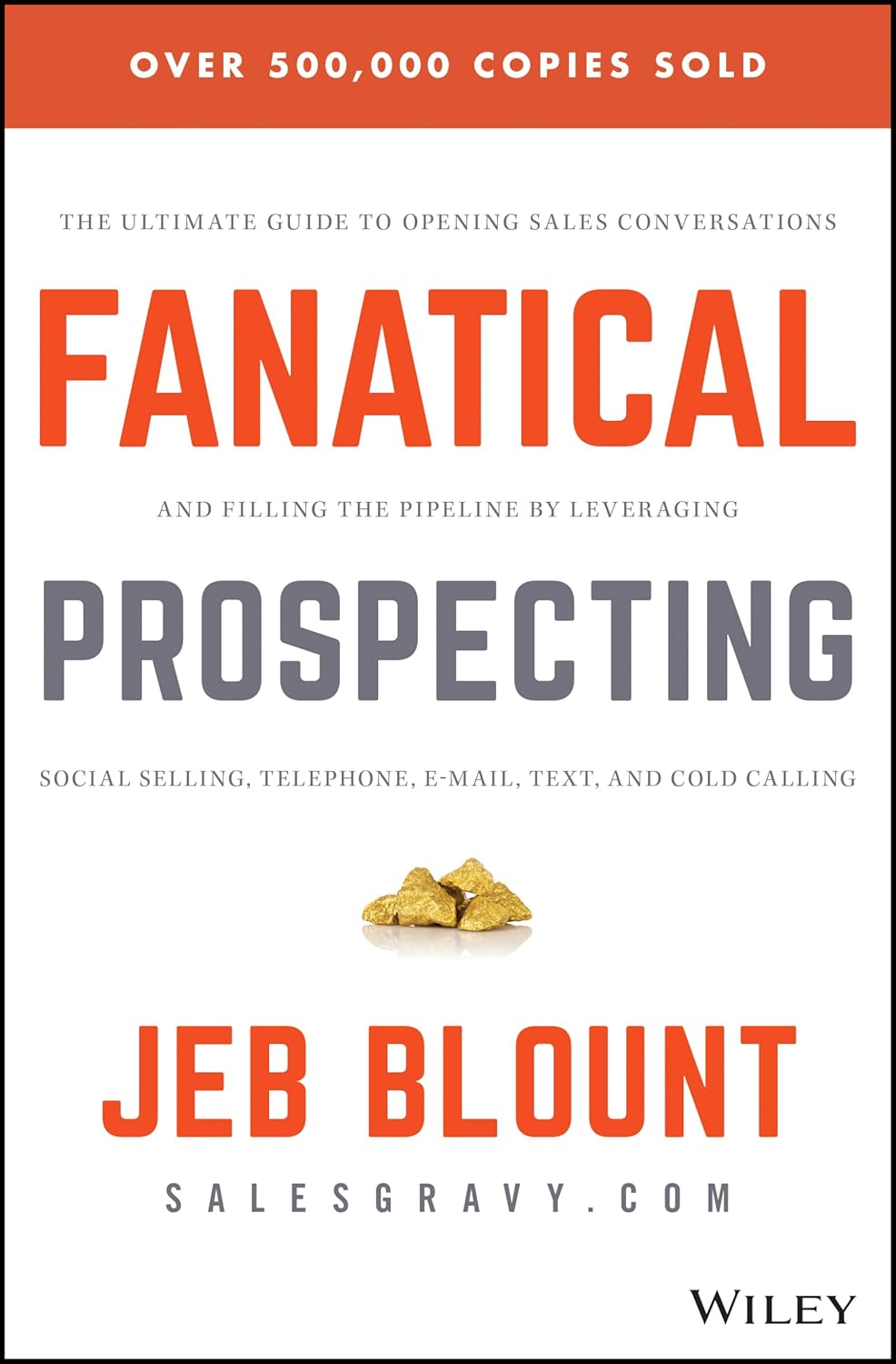 Fanatical Prospecting: The Ultimate Guide to Opening Sales Conversations and Filling the Pipeline by Leveraging Social Selling, Telephone, Email, Text, and Cold Calling (Jeb Blount)